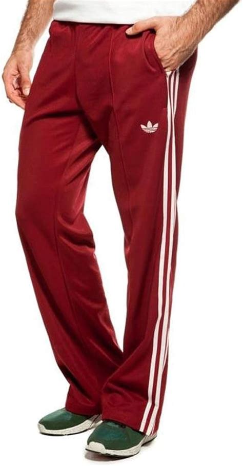 Original Adidas Velour Hose Herren Gr M weinrot Trainingshose 